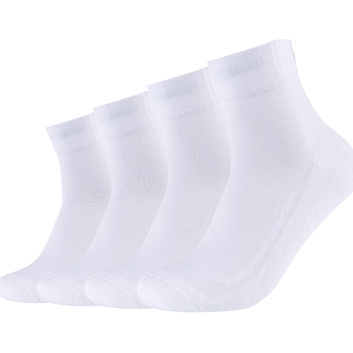 Biancheria Intima Calze sportive Skechers 2PPK Unisex Basic Cushioned Quarter Socks Bianco