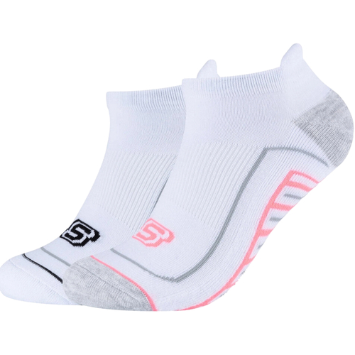 Biancheria Intima Calze sportive Skechers 2PPK Basic Cushioned Sneaker Socks Bianco