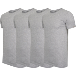 Abbigliamento Uomo T-shirt maniche corte Cappuccino Italia 4-Pack T-shirts Grigio