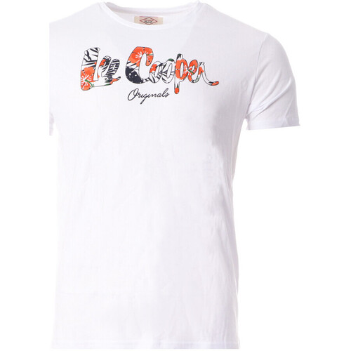 Abbigliamento Uomo T-shirt maniche corte Lee Cooper LEE-011116 Bianco