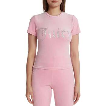 Abbigliamento Donna T-shirt maniche corte Juicy Couture SKU_256621_1431021 Rosa