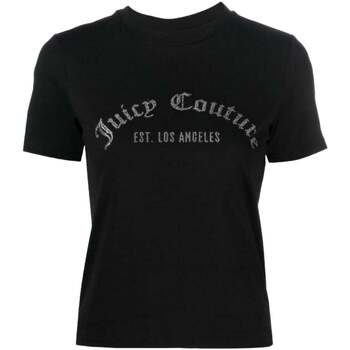 Abbigliamento Donna T-shirt maniche corte Juicy Couture SKU_256622_1431026 Nero