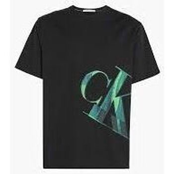 Abbigliamento Unisex bambino T-shirt & Polo Calvin Klein Jeans IB0IB01884 HYPER-BEH BLACK Nero