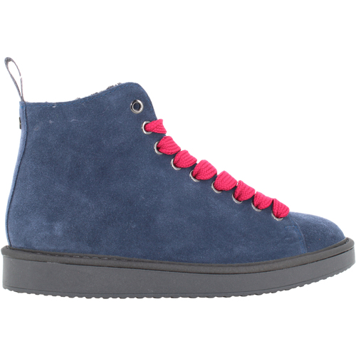 Scarpe Donna Sneakers basse Panchic donna ankle boot P01W007-00332052 SUEDE FAUX FUR LINING Blu