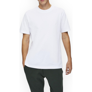 Abbigliamento Uomo T-shirt & Polo Selected 16077385 BRIGHTWHITE Bianco
