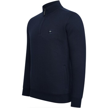 Abbigliamento Uomo Felpe Cappuccino Italia Zip Sweater Navy Blu