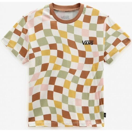 Abbigliamento Bambina T-shirt & Polo Vans CHECKER PRINT - VN000797-OC2 