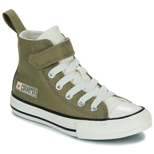 Scarpe Bambino Sneakers alte Converse CHUCK TAYLOR ALL STAR 1V Kaki / Bianco
