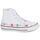Scarpe Bambina Sneakers alte Converse CHUCK TAYLOR ALL STAR Bianco / Multicolore