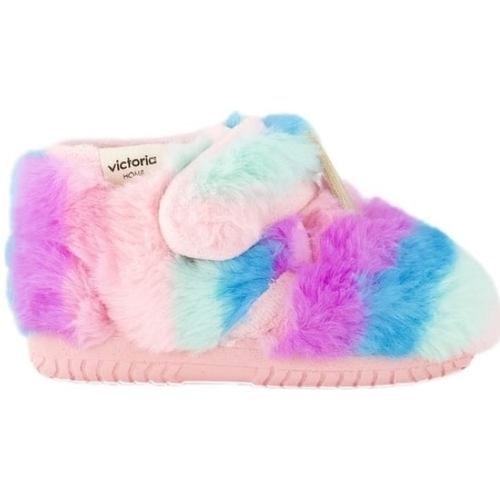Scarpe Unisex bambino Scarpette neonato Victoria Baby Shoes 051137 - Rosa Multicolore