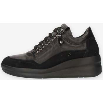 Scarpe Donna Sneakers alte Melluso R25655-NERO Nero