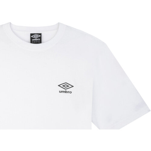 Abbigliamento Uomo T-shirts a maniche lunghe Umbro Core Bianco