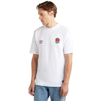 Abbigliamento Uomo T-shirts a maniche lunghe Umbro Dynasty Bianco