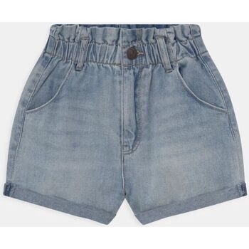 Abbigliamento Bambina Shorts / Bermuda Levi's 4EE379 HIGH RISE SCRUNCHIE-M3Z LIGHT PEBBLE Blu