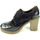 Scarpe Donna Sneakers Sax 21642 BLU-NLU - DERBY RICAMO P Blu