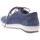 Scarpe Donna Sneakers Legero 00818 86-UNICA - Allacciato in Blu