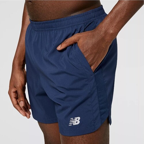 Abbigliamento Uomo Pantaloni New Balance MS23228MIB-UNICA - Pantalone c Blu