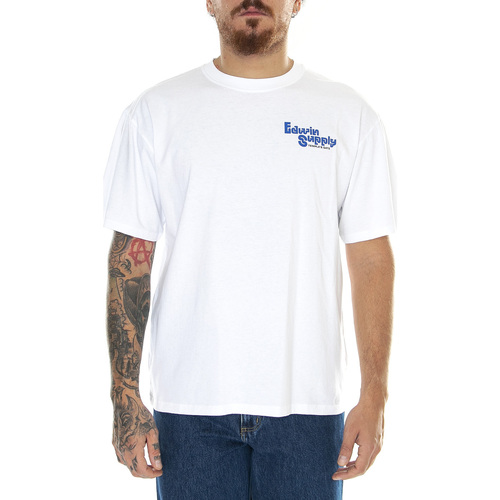 Abbigliamento Uomo T-shirt & Polo Edwin Temple S Gate TS White Bianco