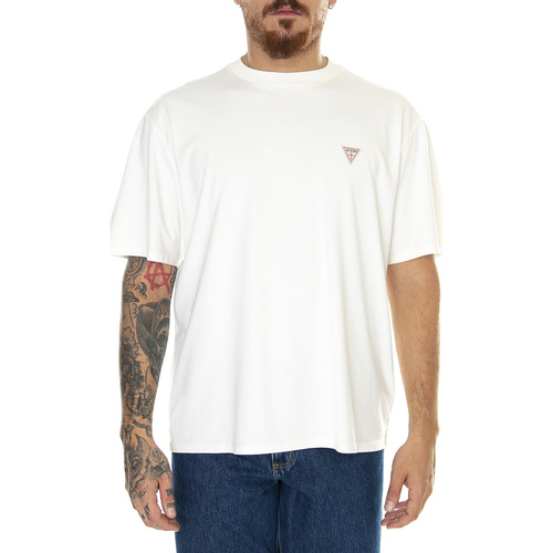 Abbigliamento Uomo T-shirt & Polo Guess? Go Surplus Tee Sandy Shore Multi Bianco