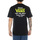 Abbigliamento Uomo T-shirt & Polo Vans n Holder St Classic Black / Lime Green Nero