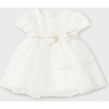 Abbigliamento Bambina Abiti corti Mayoral ATRMPN-42173 Bianco