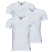 Abbigliamento Uomo T-shirt maniche corte Polo Ralph Lauren S / S V-NECK-3 PACK-V-NECK UNDERSHIRT Bianco / Bianco / Bianco