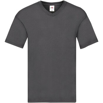 Abbigliamento Uomo T-shirts a maniche lunghe Fruit Of The Loom Original Grigio