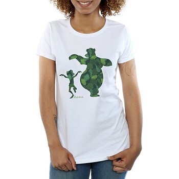Abbigliamento Donna T-shirts a maniche lunghe Jungle Book BI1005 Bianco