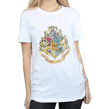 Abbigliamento Donna T-shirts a maniche lunghe Harry Potter BI1012 Bianco