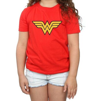 Abbigliamento Bambina T-shirts a maniche lunghe Dessins Animés BI1028 Rosso