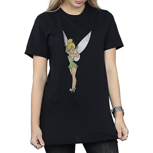 Abbigliamento Donna T-shirts a maniche lunghe Tinkerbell BI1060 Nero