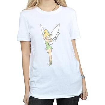 Abbigliamento Donna T-shirts a maniche lunghe Tinkerbell BI1060 Bianco