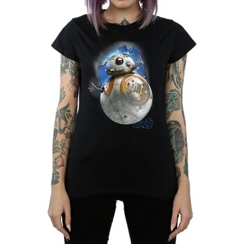 Abbigliamento Donna T-shirts a maniche lunghe Star Wars: The Last Jedi BI1061 Nero