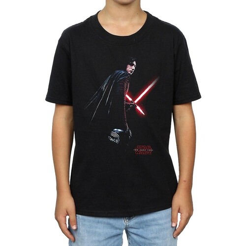 Abbigliamento Bambino T-shirt maniche corte Star Wars: The Last Jedi BI1062 Nero