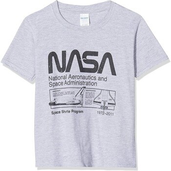 Abbigliamento Uomo T-shirts a maniche lunghe Nasa Space Shuttle Grigio