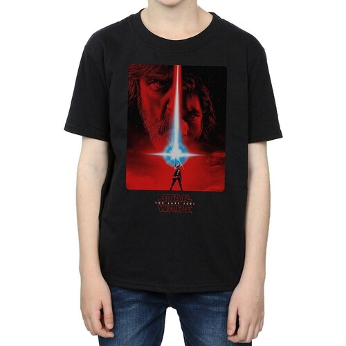 Abbigliamento Bambino T-shirt maniche corte Star Wars: The Last Jedi BI1153 Nero