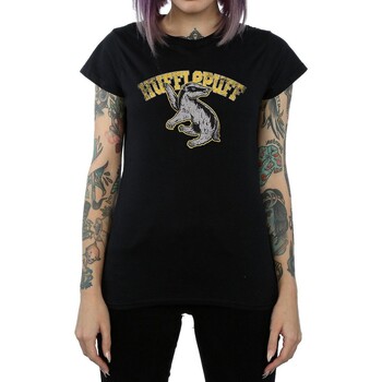 Abbigliamento Donna T-shirts a maniche lunghe Harry Potter BI1163 Nero