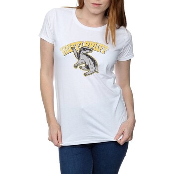 Abbigliamento Donna T-shirts a maniche lunghe Harry Potter BI1163 Bianco