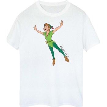 Abbigliamento Bambina T-shirts a maniche lunghe Peter Pan Classic Bianco