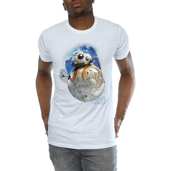 Abbigliamento Uomo T-shirts a maniche lunghe Star Wars: The Last Jedi BI1183 Bianco