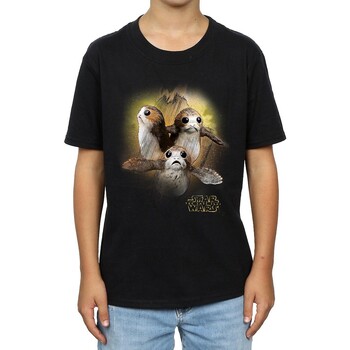 Abbigliamento Bambino T-shirt maniche corte Star Wars: The Last Jedi BI1185 Nero