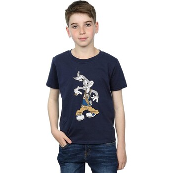 Abbigliamento Bambino T-shirt maniche corte Dessins Animés Rapper Blu