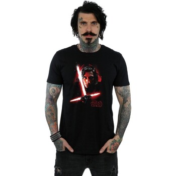 Abbigliamento Uomo T-shirts a maniche lunghe Star Wars: The Last Jedi BI1220 Nero