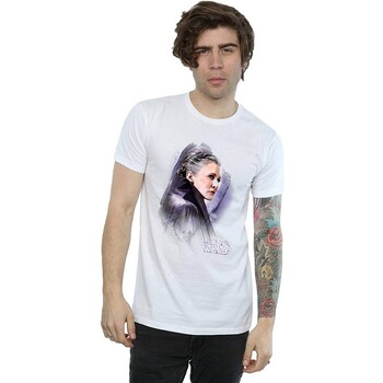 Abbigliamento Uomo T-shirts a maniche lunghe Star Wars: The Last Jedi BI1222 Bianco
