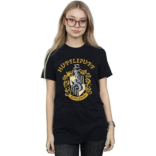 Abbigliamento Donna T-shirts a maniche lunghe Harry Potter BI1228 Nero
