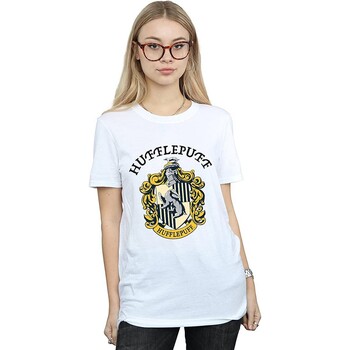 Abbigliamento Donna T-shirts a maniche lunghe Harry Potter BI1228 Bianco