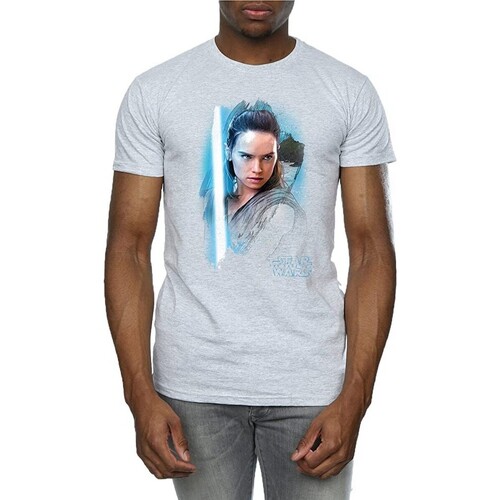 Abbigliamento Uomo T-shirts a maniche lunghe Star Wars: The Last Jedi BI1271 Grigio