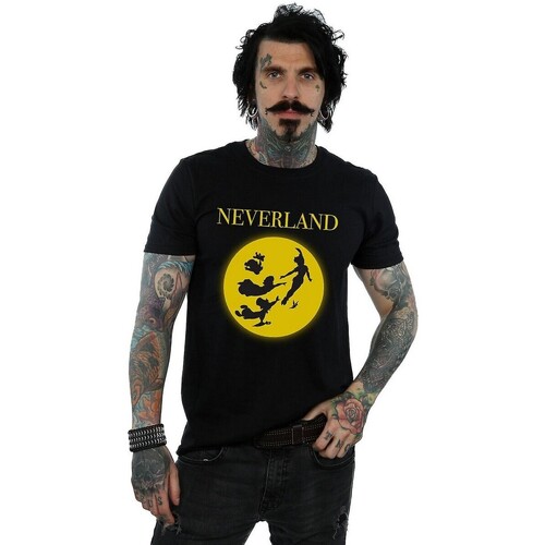 Abbigliamento Uomo T-shirts a maniche lunghe Peter Pan Neverland Nero