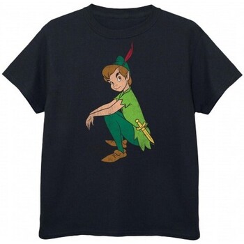 Abbigliamento Bambino T-shirt maniche corte Peter Pan Classic Nero