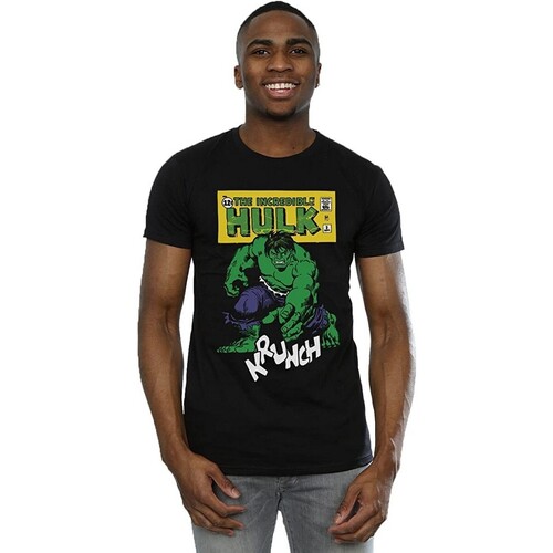 Abbigliamento Uomo T-shirts a maniche lunghe Hulk Krunch Nero